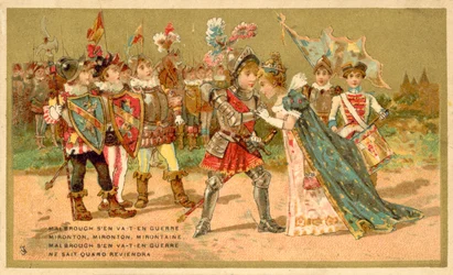 Marlbrough zieht in den Krieg, populäres französisches Volkslied